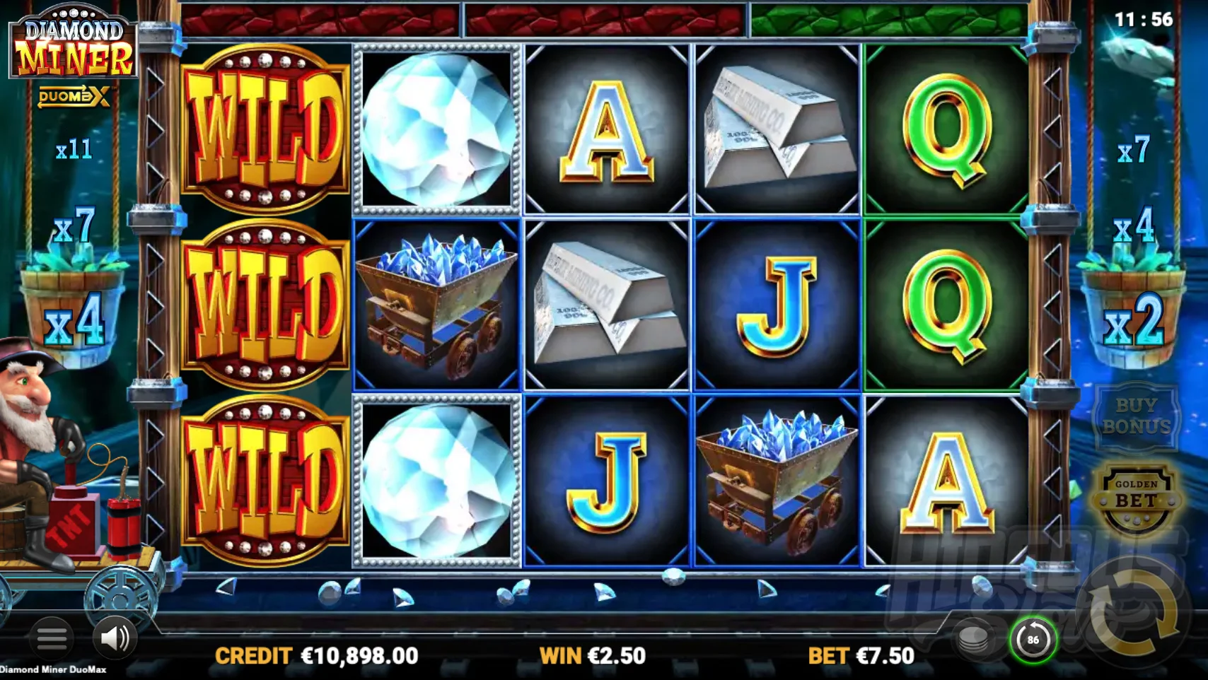 Diamond Miner DuoMax Slot Review pic 14